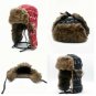 Winter Bomber Hat Men Ear Flaps Women Fur Ushanka Russian Warm Cap Christmas Elk