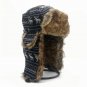 Winter Bomber Hat Men Ear Flaps Women Fur Ushanka Russian Warm Cap Christmas Elk
