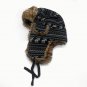 Winter Bomber Hat Men Ear Flaps Women Fur Ushanka Russian Warm Cap Christmas Elk