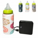 Portable Baby Bottle Heater Cover USB Milk Water Warmer Travel Insulated Infant