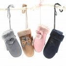 Winter Women Mittens Gloves Soft Warm Fingerless Faux Rabbit Fur Knitted New