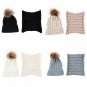 Baby Winter Hat Scarf Set Toddler Baby Girls Boys Warm Knitted Beanie Kids Cap