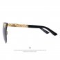 Sunglasses Women Frame Gothic Skull Metal UV400 Temple Fashion Retro Eyewear