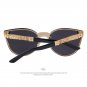 Sunglasses Women Frame Gothic Skull Metal UV400 Temple Fashion Retro Eyewear