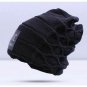 Winter Men Hat Skullies Beanies Cotton Knitted Thick Warm Ski Caps Hip Hop Style