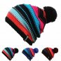 Winter men Hat Women Warm Knit Skating Skull Ski Cap Beanie Snowboard Colorful