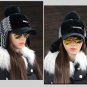Women Winter Hat Ushanka Earflap Cap Snow Cashmere Bomber Fur Pompom Russian
