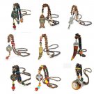 Handmade Nepal Necklace Buddhist Mala Wood Beads Pendant Jewelry Women Men