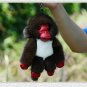 Key Chain Plush Toy Monkey Real Mink Fur Key Chain Ring Women Bag Charms Pom