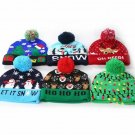 Winter Hats For Women Men Pom Pom Xmas Warm Knitted Beanie Christmas Santa Claus