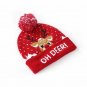 Winter Hats For Women Men Pom Pom Xmas Warm Knitted Beanie Christmas Santa Claus