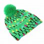 Winter Hats For Women Men Pom Pom Xmas Warm Knitted Beanie Christmas Santa Claus