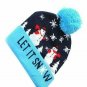 Winter Hats For Women Men Pom Pom Xmas Warm Knitted Beanie Christmas Santa Claus