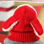Winter Kids Hat Boys Girls Hood Scarf Wool Warm Cap Knit Baby Beanie Toddler