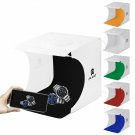 Photography Mini Lightbox Folding Soft Box LED Light Photo Studio Background