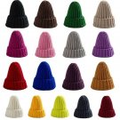 Womens Winter Warm Hat Knitted Cap Ski Skullies Girls Beanies Skullies Xmas Snow