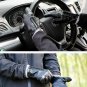 Winter Men Gloves Faux Leather Touch Screen Warm Windproof Waterproof Non-Slip