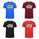 Men T Shirt Short Sleeve Summer Poker Playing Cards 3D Printed Clothing T-Shirts
