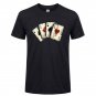 Men T Shirt Short Sleeve Summer Poker Playing Cards 3D Printed Clothing T-Shirts