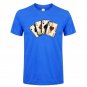 Men T Shirt Short Sleeve Summer Poker Playing Cards 3D Printed Clothing T-Shirts