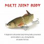 Fishing Lure Crankbait Multi Jointed Hard Bait 16.5g Wobblers Sinking Swimbait