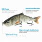 Fishing Lure Crankbait Multi Jointed Hard Bait 16.5g Wobblers Sinking Swimbait