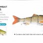 Fishing Lure Crankbait Multi Jointed Hard Bait 16.5g Wobblers Sinking Swimbait