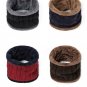 Winter Hats For Men Scarf Thick Warm Black Autumn Beanie Wool Ski Cap Knitted