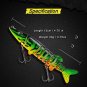 Pike Fishing Lure Crankbait Artificial Bait Minnow Tackle Casting Predator Fish