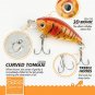 Fishing Lure Bait Set Minnow Wobbler Fish Bass Crankbaits With Box Treble Hooks