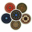 Mouse Pad Mat Rug Gaming Mice Laptop PC Non-Slip Round Shape Vintage Retro Style