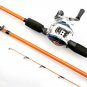 1.6m Spinning Fishing Rod Bait Lure Casting Tackle Fiberglass Hard Sea Pole