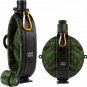 Collapsible Water Bottle Folding Army Tourist Flask Silicone Kettle With Compass