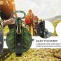 Collapsible Water Bottle Folding Army Tourist Flask Silicone Kettle With Compass