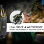 Collapsible Water Bottle Folding Army Tourist Flask Silicone Kettle With Compass