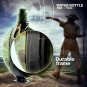 Collapsible Water Bottle Folding Army Tourist Flask Silicone Kettle With Compass
