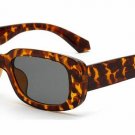 Women Sunglasses Retro Vintage Leopard Rectangle Black Summer Male UV Protection