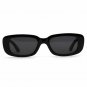 Women Sunglasses Retro Vintage Leopard Rectangle Black Summer Male UV Protection