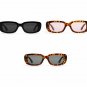 Women Sunglasses Retro Vintage Leopard Rectangle Black Summer Male UV Protection