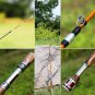 1.2m Spinning Fishing Rod Carbon Fiber Raft Boat Tackle Casting Pole Medium Fast