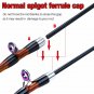 1.2m Spinning Fishing Rod Carbon Fiber Raft Boat Tackle Casting Pole Medium Fast