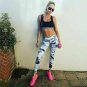 Women Sports Leggings Overalls Compression Push Up Workout Gym Clothes Camo