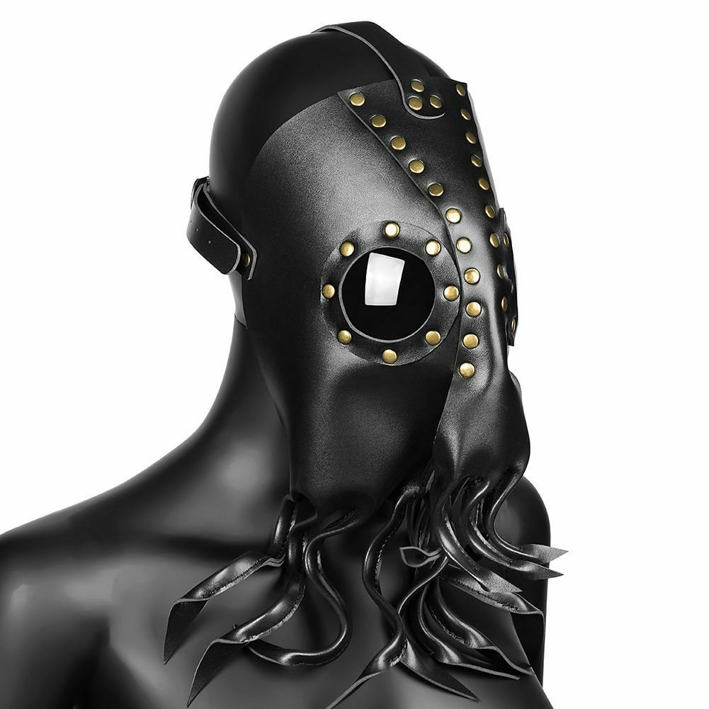 Face Mask Steampunk Octopus Plague Doctor Bird Retro Cosplay Theater Costume