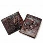 Men's Wallet Genuine Leather Vintage Pattern Dragon Folding Cardholder Gift New
