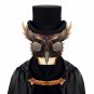 Leather Face Mask Men Steampunk Bird Beak Costume Plague Doctor Gothic Cosplay