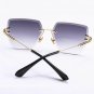 Women Summer Sunglasses Ladies Gradient Lens Black Square Female Accessories UV