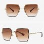 Women Summer Sunglasses Ladies Gradient Lens Black Square Female Accessories UV