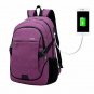 Men Backpack Business Anti Theft USB Large School Travel Student Sport PC Bag