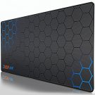 Extra Large Mouse Pad Computer Keyboard Mat Gaming Anti-Slip Rubber Lock Edge