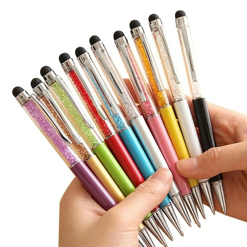 Ballpoint Pen Crystal Office Roller Ink 15pcs Lot Like Swarowski Elements School